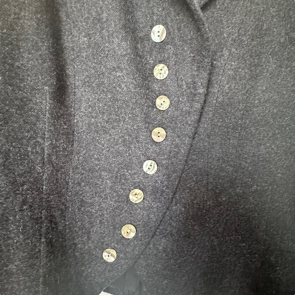 Boston Proper Gray Button Front Jacket Size 14 - image 6